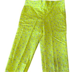 Janie and Jack 3T Yellow Floral Pant